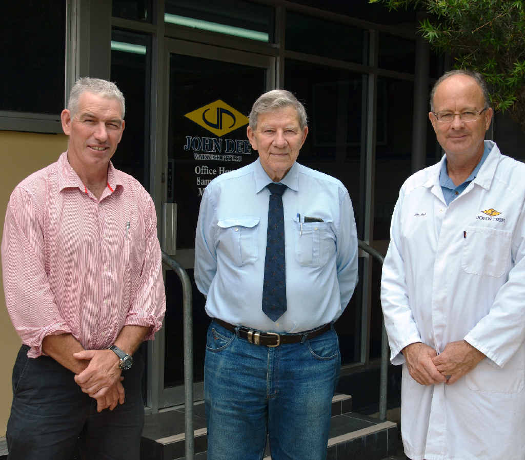 SUCCESS STORY: General manager Warren Stiff, managing director Robert Hart and director John Hart lead the company. SUCCESS STORY: General manager Warren Stiff, managing director Robert Hart and director John Hart lead the company.